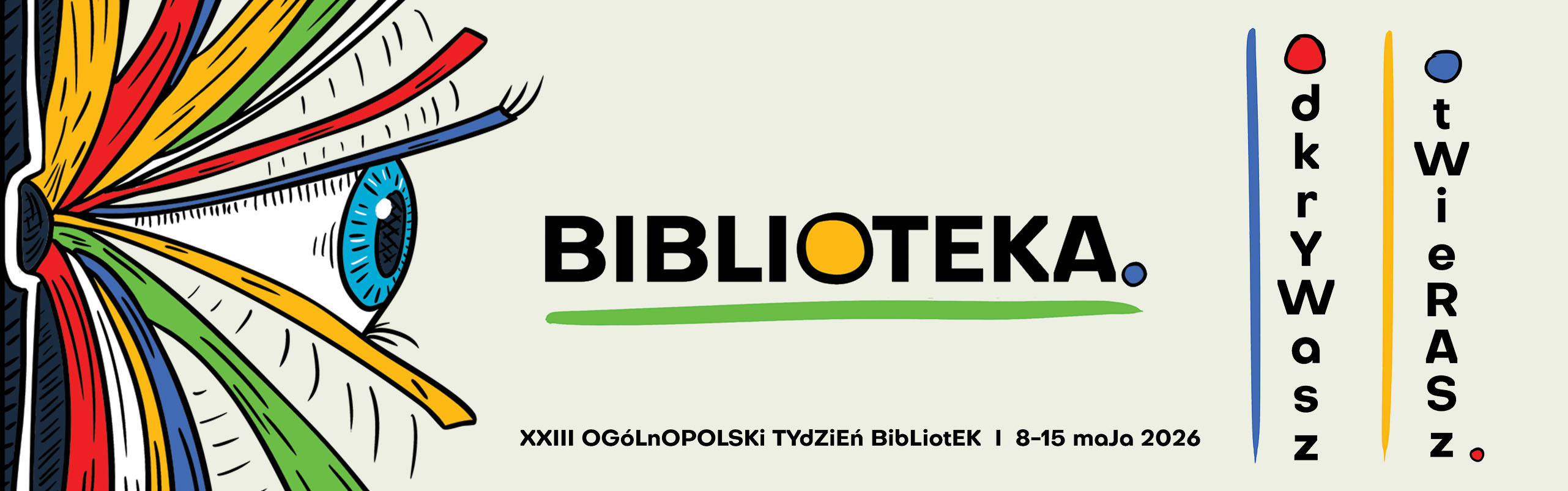 Baner promocyjny Tygodnia Bibliotek