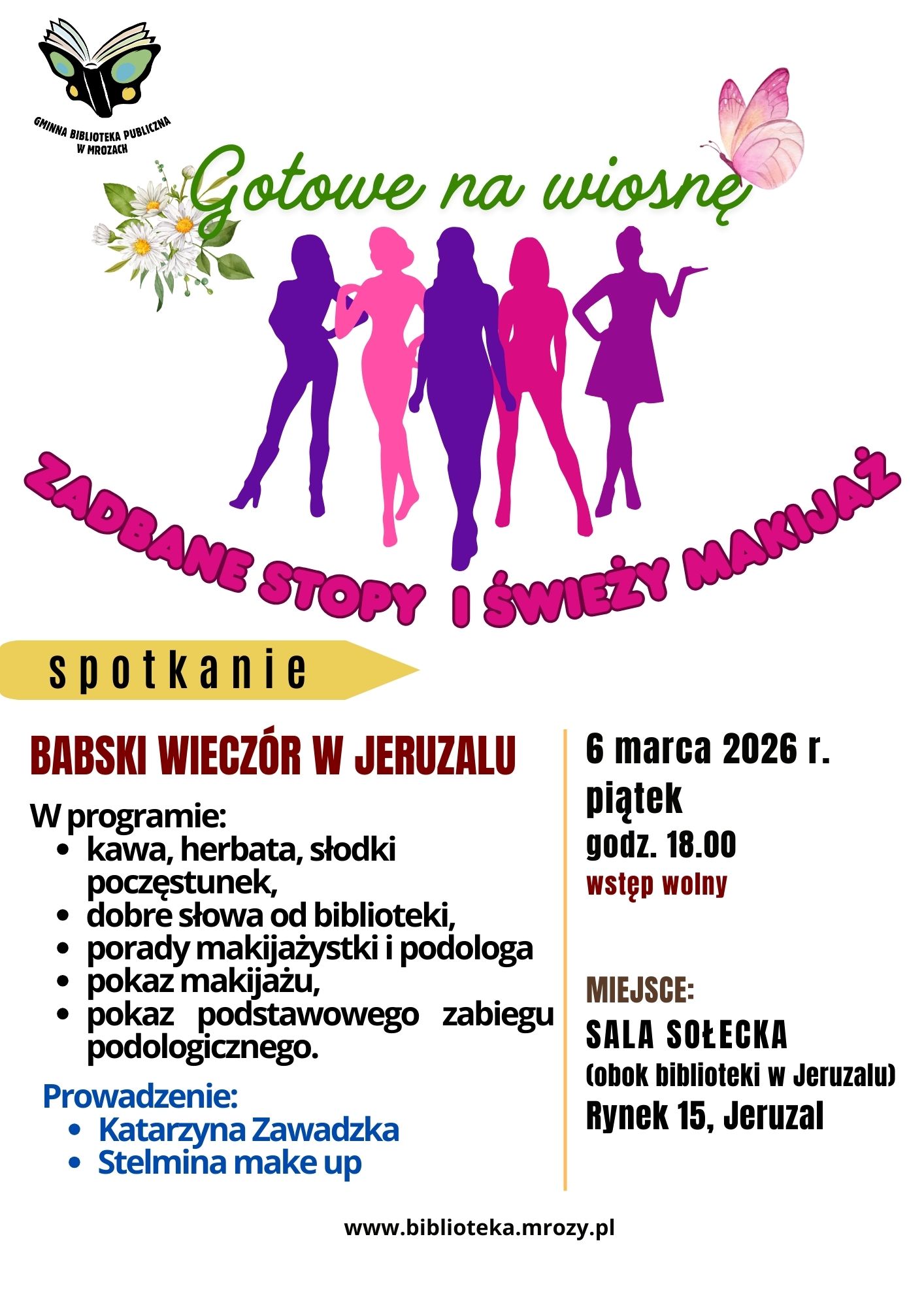 plakat informujący o&nbsp;spotkaniu