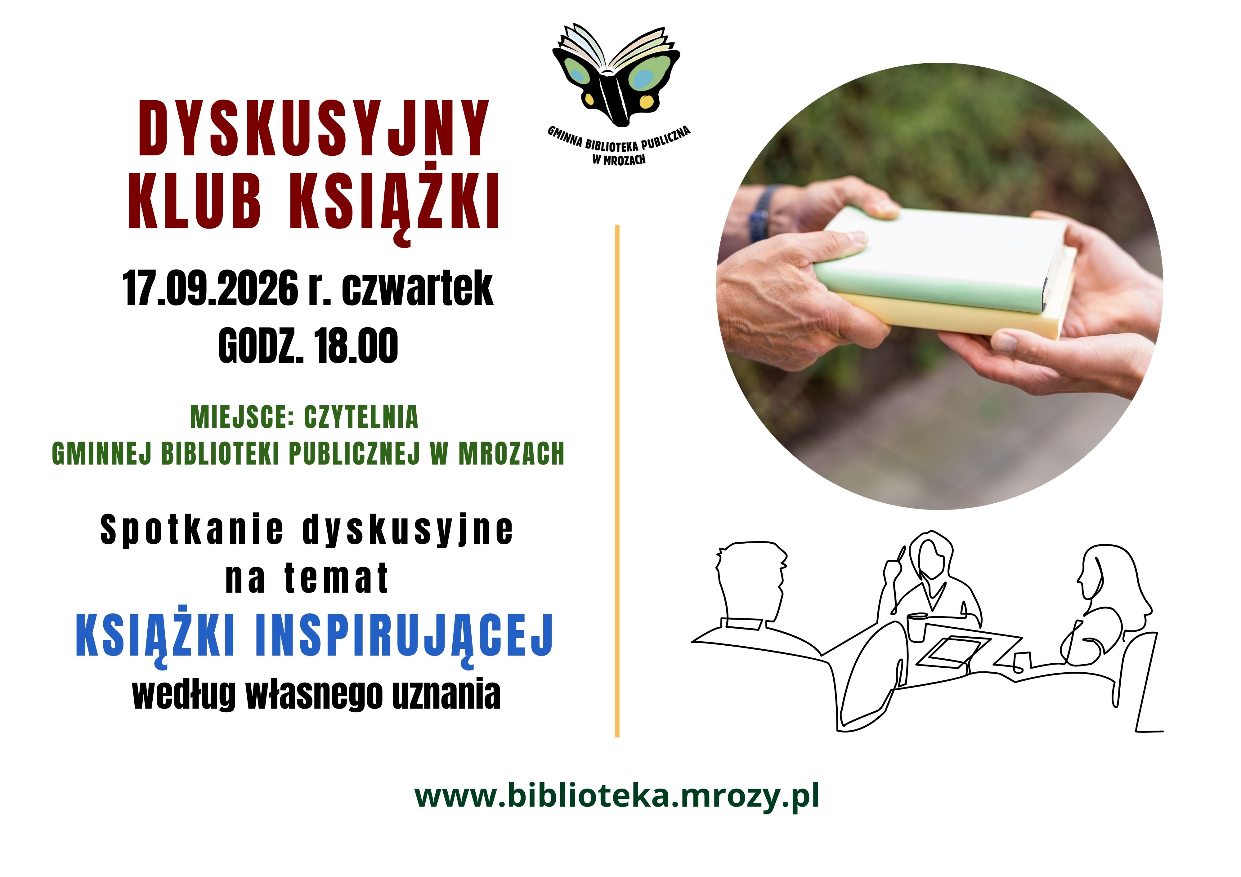 plakat informujący o&nbsp;spotkaniu