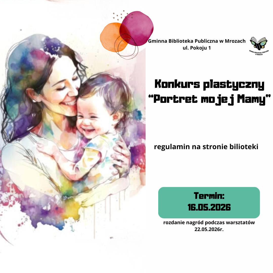 plakat informujący o&nbsp;konkursie