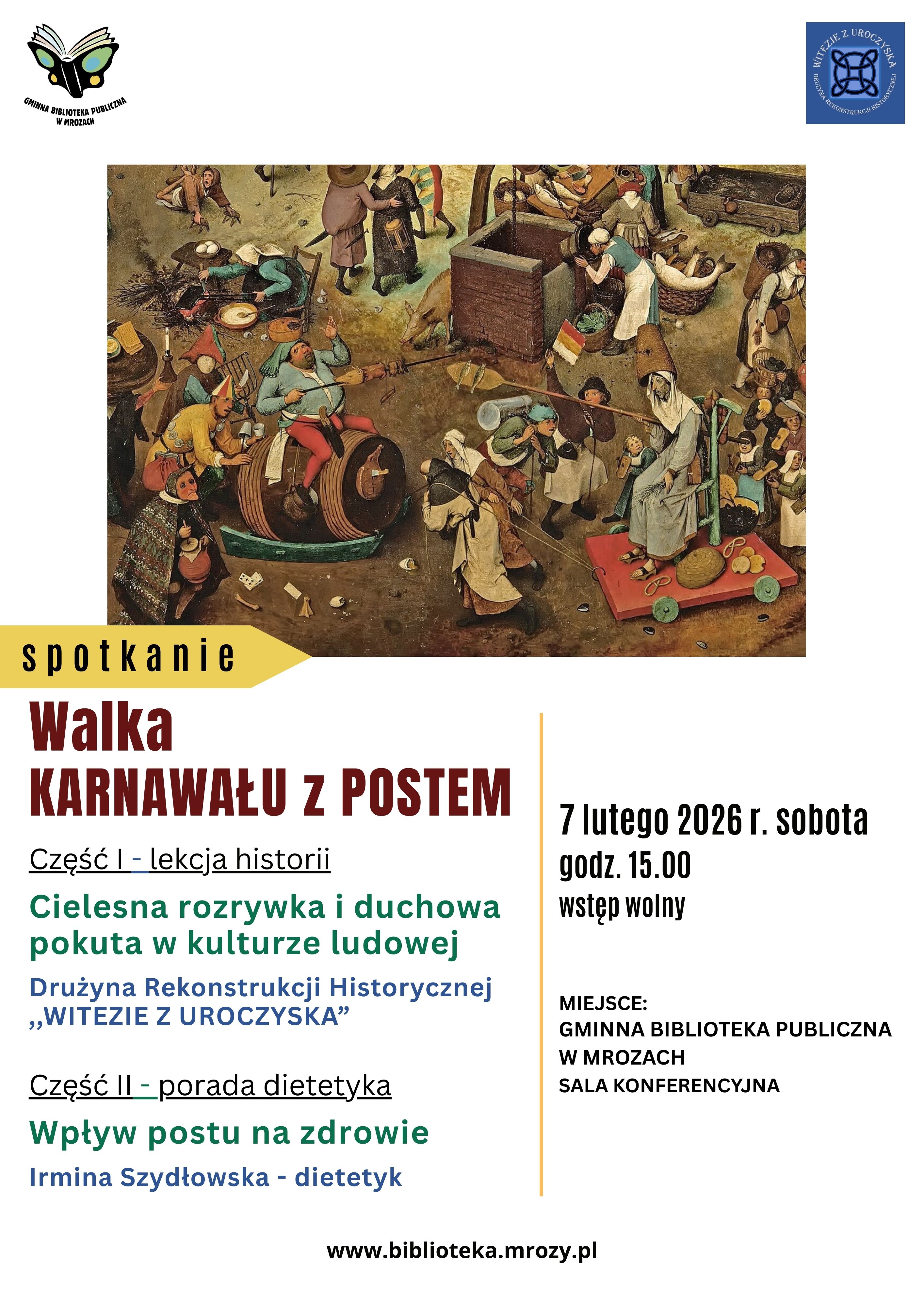 plakat promujący spotkanie