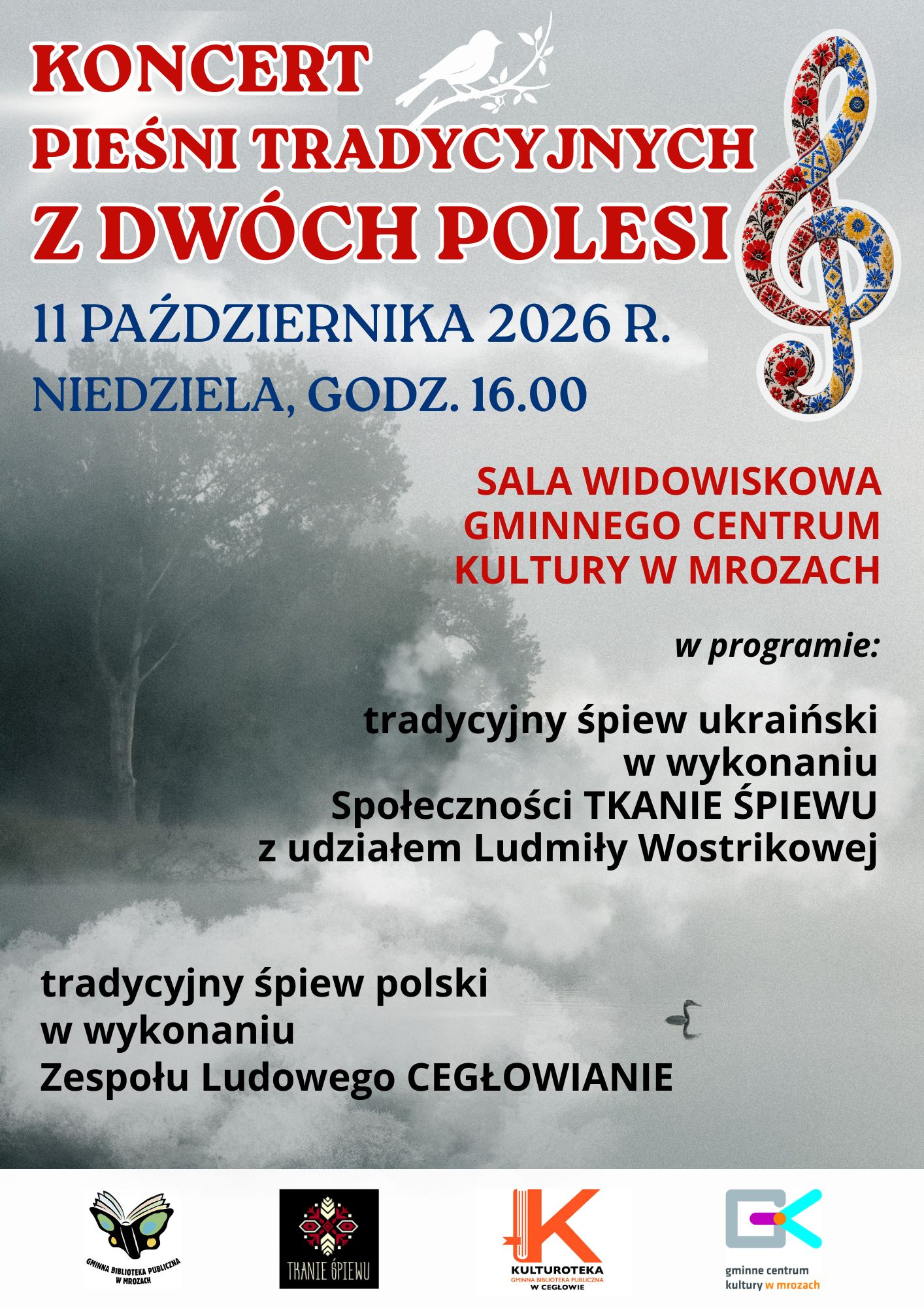 plakat promujący koncert