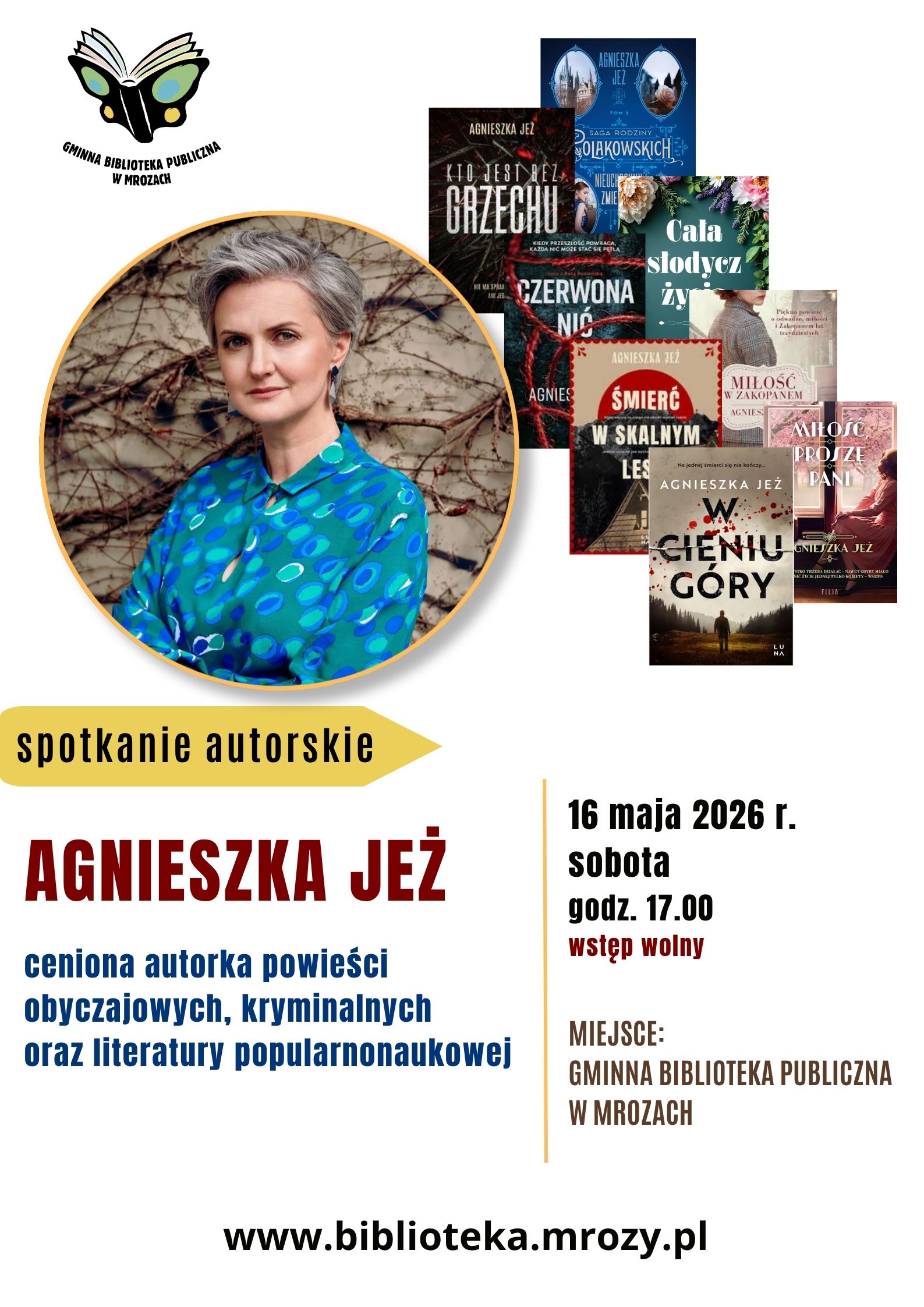 plakat informujący o&nbsp;spotkaniu