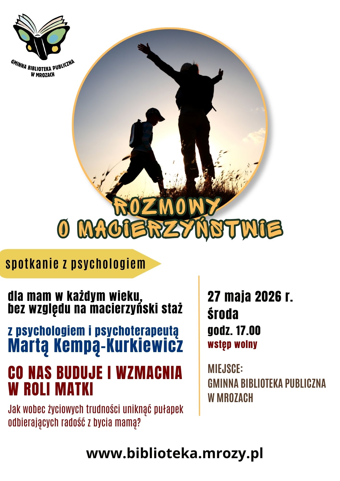 plakat informujący o&nbsp;spotkaniu