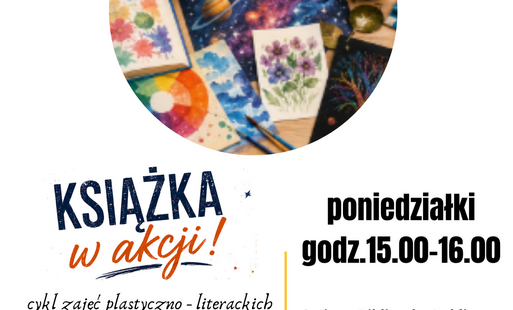 Plakat informujący o warsztatach