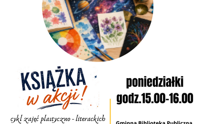 Plakat informujący o warsztatach