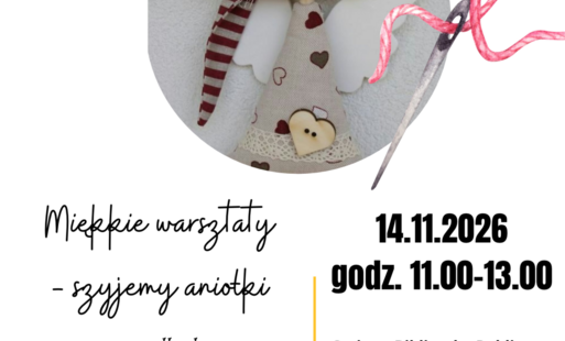 Plakat informujący o warsztatach