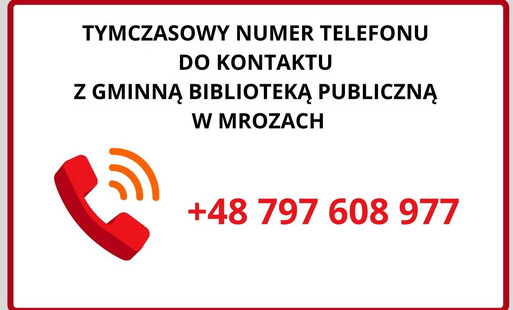 informacja o numerze telefonu do kontaktu