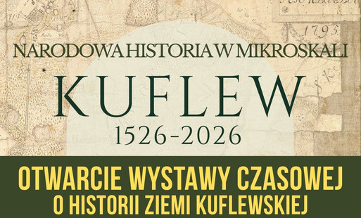 plakat informujący o otwarciu wystawy czasowej