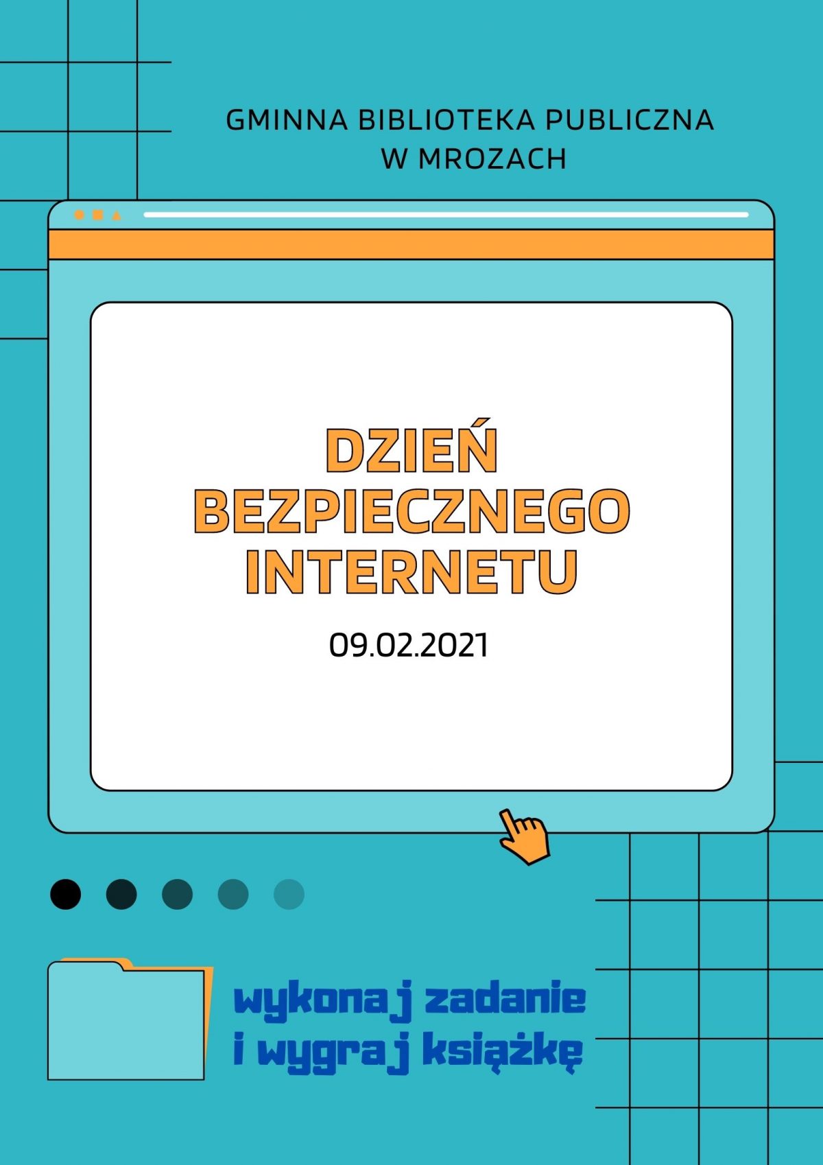 plakat bezpieczny internet
